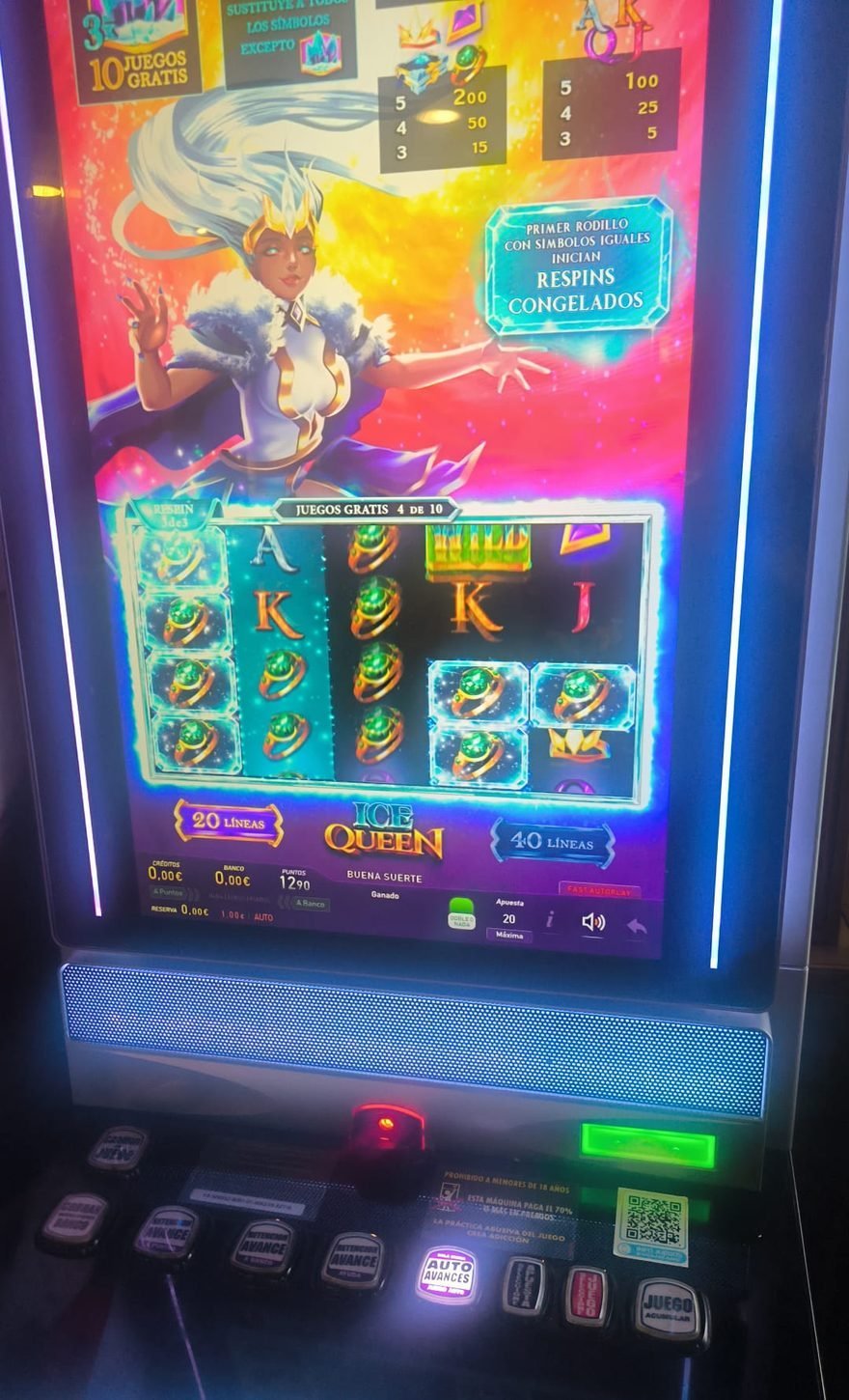 Máquina vídeo slot Ice Queen